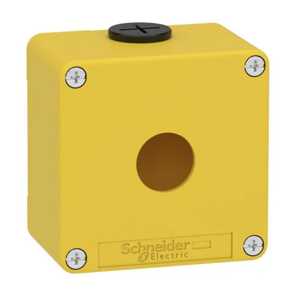 Painikekotelo Schneider Electric Harmony KOTELO KELTAINEN 1 REIKÄ 22 MM