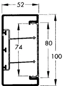 Johtokanava Schneider Electric Thorsman TEK-U - JOHTOKANAVA THORSMAN TEK-U 100 PV 2.55M