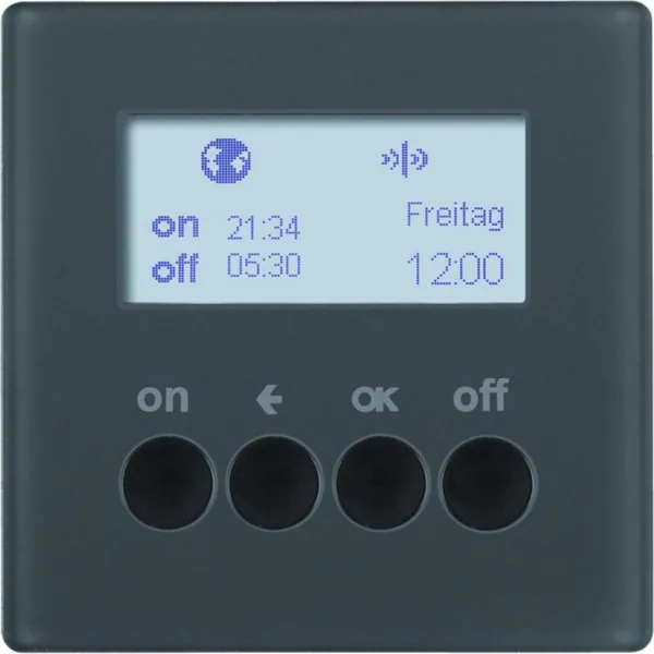 Kellokytkin KNX Hager Q.1 VKO 1K RF QUICKLINK ANT