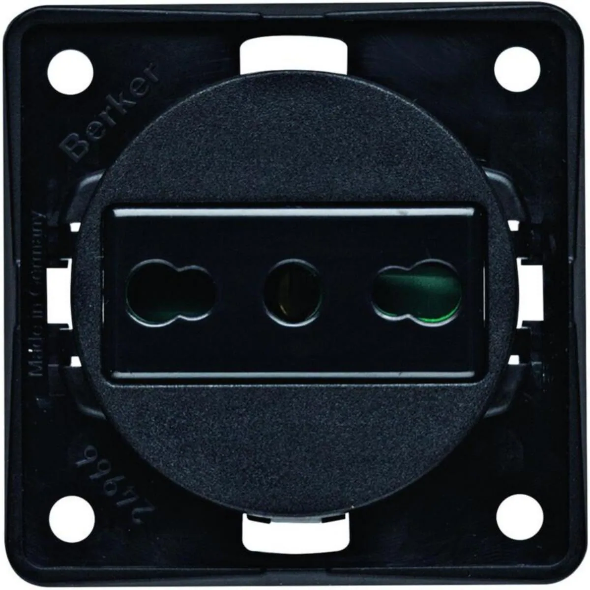 Pistorasia Hager Integro Flow 1IT/16A/250V UKR black – musta
