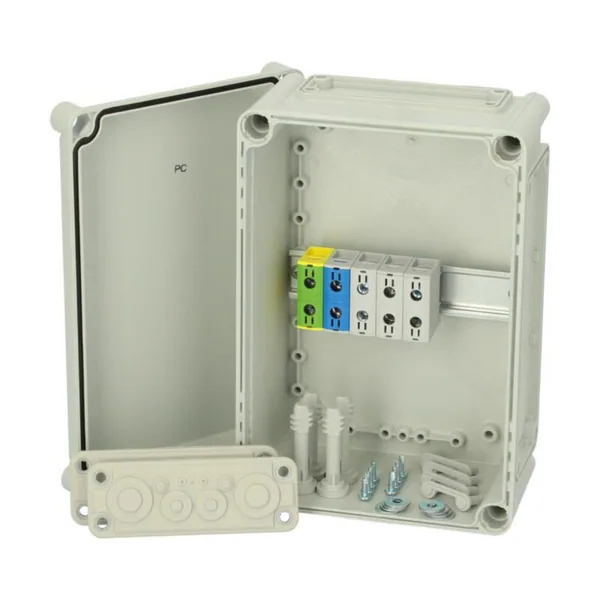 Riviliitinkotelo PC Fibox CUAL EK 281913 G 50MM2