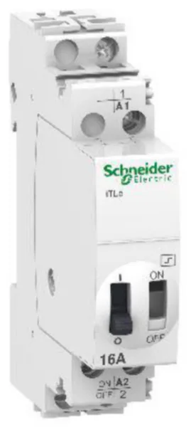 Sysäysrele Schneider Electric Acti 9 itsepitävä/keskitettyohj ITLC KESKITETTYOH 16A 1S 230VA
