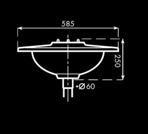 Taajamavalaisin Kombi LED DALI, Karlux - TAAJAMAVALAISIN KOMBI LED DALI KOMBI LED-DA44W.MU-5000LM-IP44