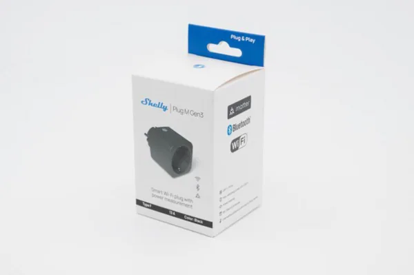 Älypistorasia Shelly Plug M GEN3 BLACK