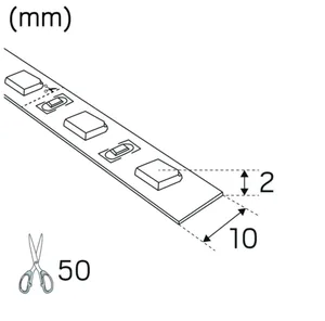 LED-nauha Hide-a-lite LEDstrip Long - LED-NAUHA HIDE-A-LITE LEDSTRIP 24V LONG IP20 4K /M
