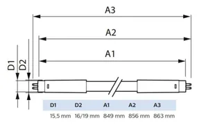 LED-valoputki T5 Philips MASTER LEDtube - LED-VALOPUTKI T5 MASTER LED T5 900MM 840 1700LM 11.5W HF