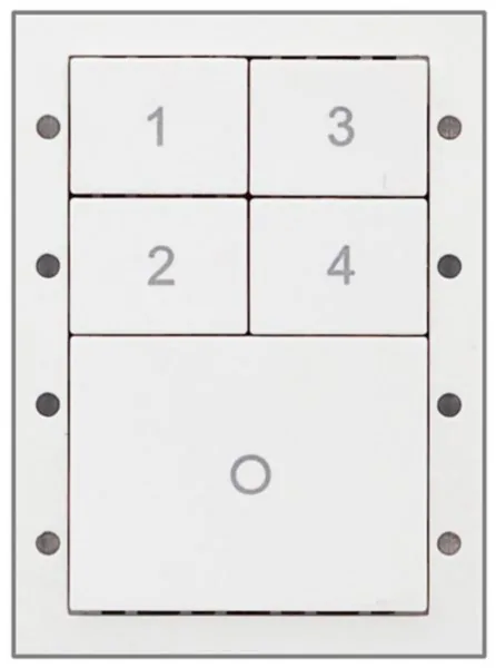 Modulaarinen ohjauspaneeli Helvar Digidim 13xx NÄPPÄIMISTÖ 134W
