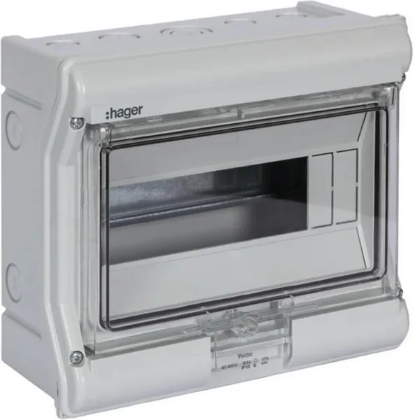 Moduulikotelo pinta PS Hager Vector VE110N 1X10M IP54