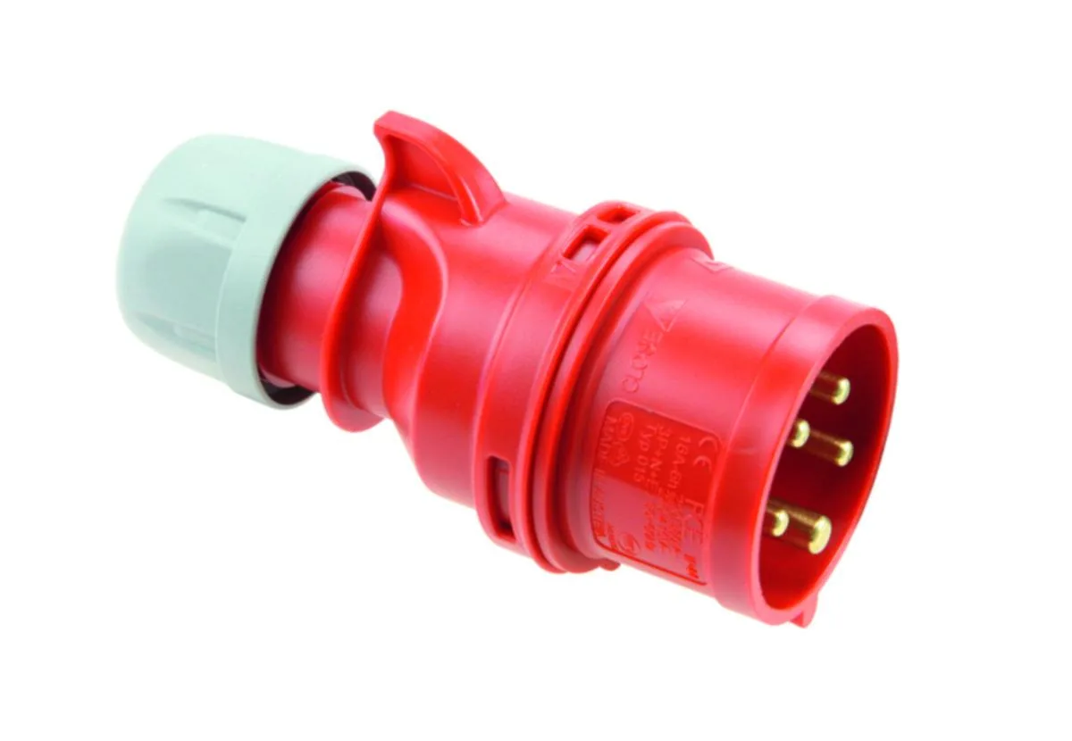 Voimapistotulppa PCE Shark IP44 - VOIMAPISTOTULPPA PCE 015-6 16A 5P 400V IP44