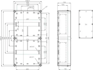 Asennuskotelo PC Fibox EKT - ASENNUSKOTELON KANSI PC FIBOX EKT 30-T 560x280x30