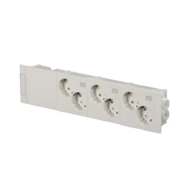 Kanavapistorasia ABB ProDuct esikytketty 6-osainen 6S/16A/IP20 KYTK. VAL DATA