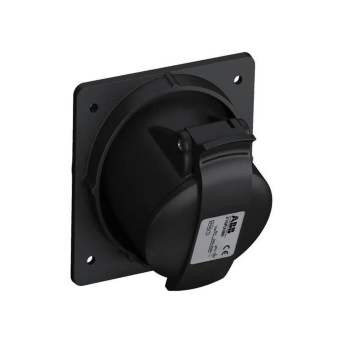 Kojepistorasia Amphenol Easy & Safe Black 6H, 16A, IP44, 2P+E – sininen
