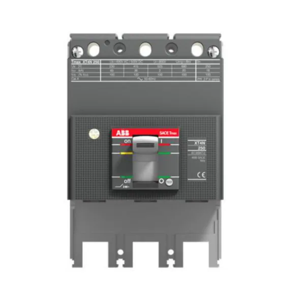 Kompaktikatkaisijarunko ABB 3P F KOMPAKTIKATKAISIJAN RUNKO XT4X 250 KATKAISIJAOSA