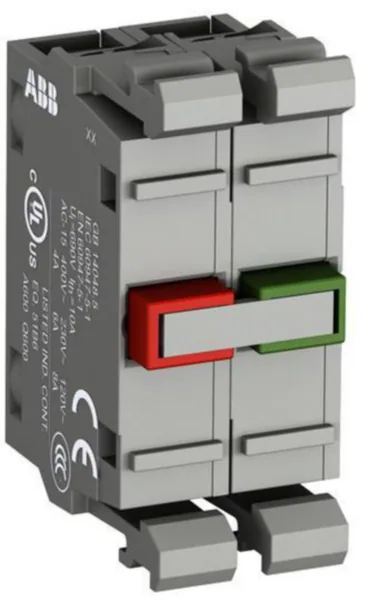 Kosketinelementti ABB Modular MCB KAKSOISLOHKO 1NO,1NC