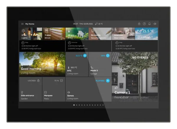 Kosketusnäyttö ABB KNX SMARTtouch 10 MUS/MUS