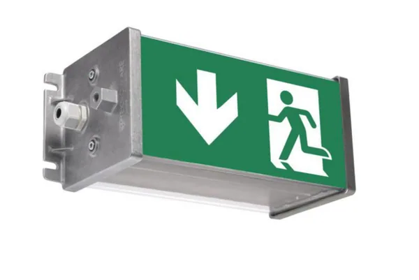 Opastevalaisin Teknoware Robust Exit TWT9651WK 230V IP67