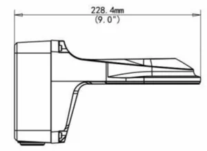 Seinäkiinnike UNV Dome - KAMERATARVIKE UNW SEINÄKIINNIKE DOME IPC32X/31X