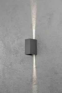 Seinävalaisin ulko Konstsmide Cremona - SEINÄVALAISIN ULKO KONSTSMIDE 7940-370 CREMONA LED 2X3W ANTR