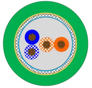 Tietoverkkokaapeli-CAT6A Voka SF/UTP - TIETOVERKKOKAAPELI-CAT6A VOKA ETH 2X2XAWG26/19 FC HF UL K500