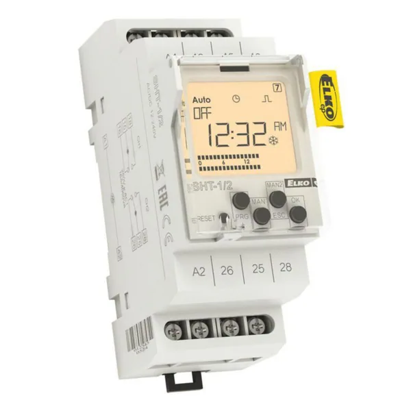 Kellokytkin digitaalinen Elko SHT-1/2 VKO 2KAN 16A 12-240VUC