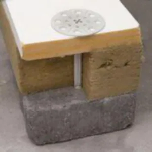 Kiinnikealustat eristettyihin kattoihin ja seiniin  DHI Schnabl Castor - RUUVIALUSTA CASTOR DHI 10 40-60mm ERISTE 175kpl