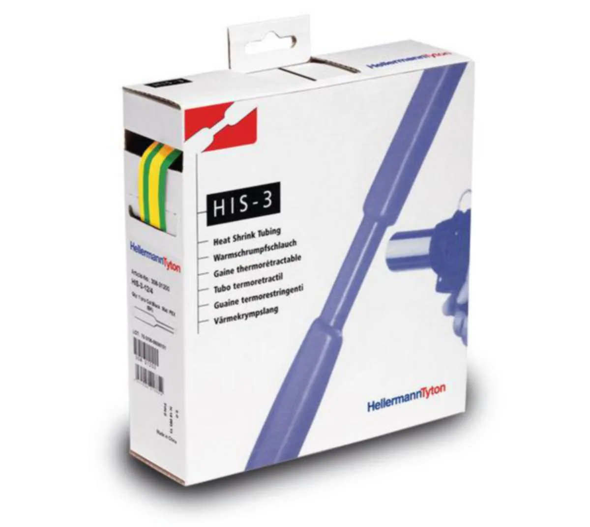 Kutisteletku HellermannTyton HIS-PACK HIS-3 9/3 KEVI 5m/LTK