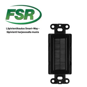 Läpivientikaulus FSR Smart-Way - LÄPIVIENTIKAULUS SMART-WAY LÄPIVIENTI HARJASOSALLA MUSTA