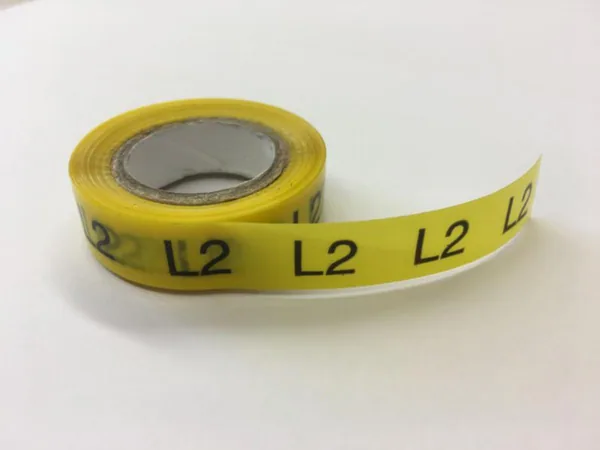 Merkintäteippi HellermannTyton HELLERMANN L2 KEL 12 MM X 10 M