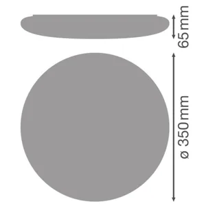 Optinen lisätarvike Ledvance Surface Circular - OPTINEN LISÄTARVIKE LEDVANCE SF CIRCULAR 350 3CCT COVER