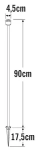 Tunnistinvalaisin Konstsmide Prato - TUNNISTINVALAISIN KONSTSMIDE PRATO 7695-750 IP44 1,5W MU