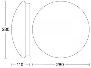 Tunnistinvalaisin RS16 LED, Steinel - TUNNISTINVALAISIN STEINEL RS 16 S PMMA 9,5W 4K 958lm VA