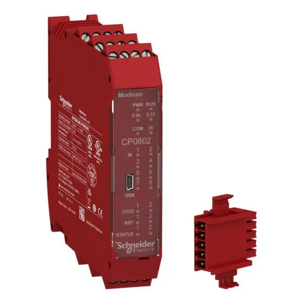 Turvarele Schneider Electric Modicon CPU 8 TULOA, 2 LÄHTÖÄ