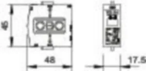 Ylijännitesuojatarvike OBO TBS - YLIJÄNNITESUOJATARVIKE TBS V25-B+C 0-280, MODULI