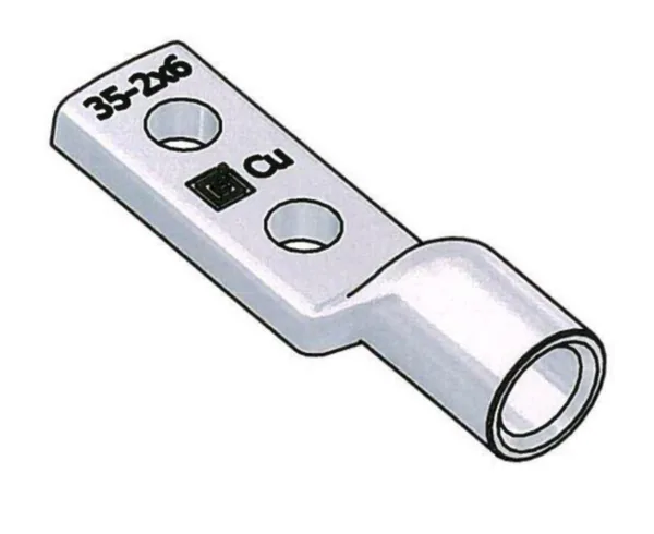 Cu-putkikaapelikenkä Ouneva PK 35-2x6 Cu