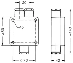 Jakorasia Selcast 2,5mm² 400V IP67 - JAKORASIA SELCAST 2.5mm² 400V 6XPK16 HARM IP67