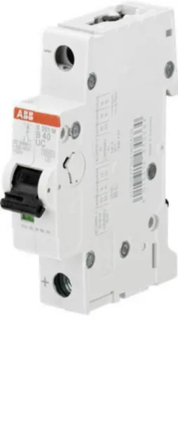 Johdonsuojakatkaisija ABB S200MUC 1-pole B-char. 40A