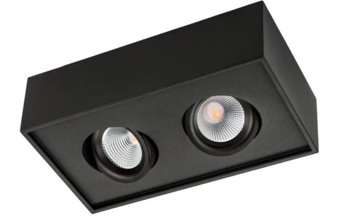 Kattovalaisin SG Cube Lux - KATTOVALAISIN SG CUBE LUX 2X7W 2700K MU IP21