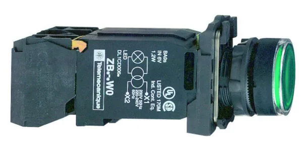 Kumisuojuspainike Schneider Electric Harmony XB5AW3345. VIHR.. MUUNTAJA