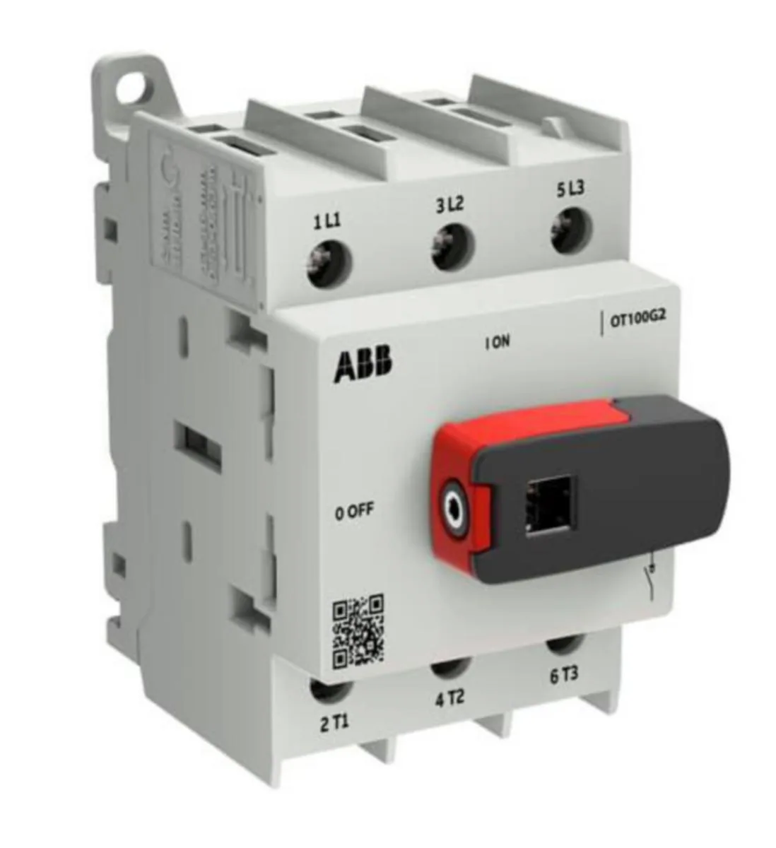Kuormankytkin vipu ABB Plus 3-napainen 3-NAP. 100A 415V AC-22A – musta