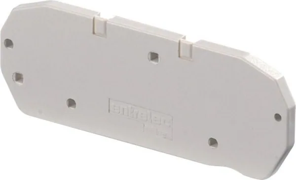 Päätylevy TE / ABB Entrelec -liittimet JOUSILIITTIMELLE