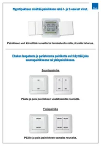 Painike langaton FT55EL-ws Eltako - PAINIKE LANGATON ELTAKO ELKO RS VALKOINEN