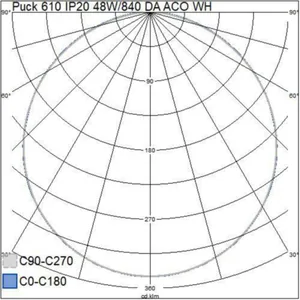 Pinta-/ripustusvalaisin Airam Puck - PINTA-/RIPUSTUSVALAISIN PUCK 610 IP20 48W/840 DA ACO WH