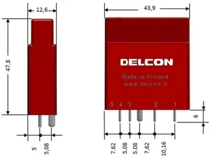 Puolijohderele Delcon - PUOLIJOHDERELE DELCON SLO24CRA5