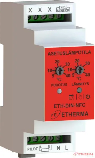 Termostaatti Etherma ETH-DIN-NFC