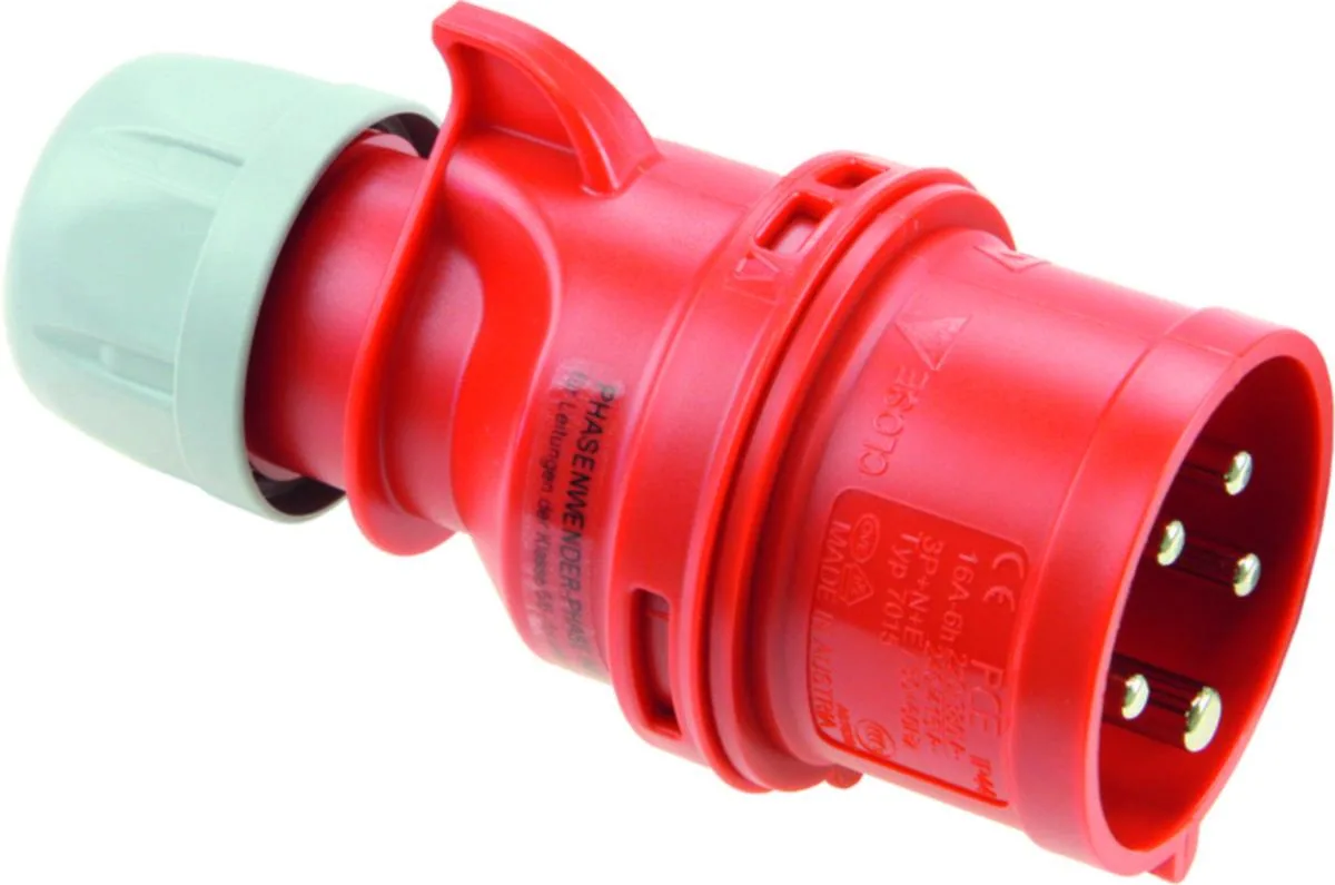 Vaihevaihdin PCE SHARK, 7025-6 32A 5P 400V 6H IP44