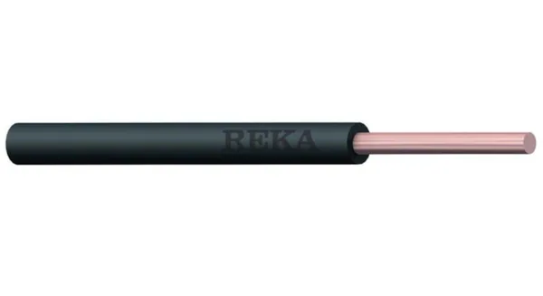 Asennusjohto Reka ML H07V-U ECA 2,5 MUSTA R200