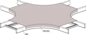 Kaapelitien kansi Meka KRL-KSX X-kappale - KAAPELITIEN KANSI TIKASH. MEKA KRL-KSX-500 R=300 XPG