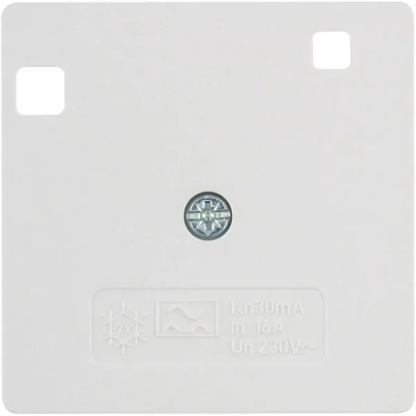 Keskiölevy Hager S.1 RCD 284401 50x50 white