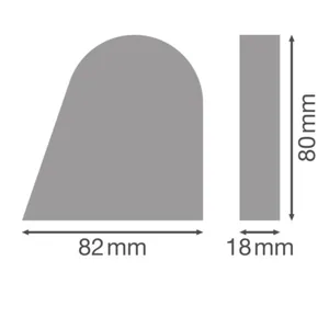 Mekaaninen lisätarvike Ledvance Linear Mirror - MEKAANINEN LISÄTARV LEDVANCE LN MIR END CAPS CHROME
