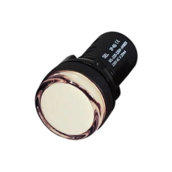 MERKKIVALOKALUSTE LED LEDINDIKAATTORI 230V VALKOINEN